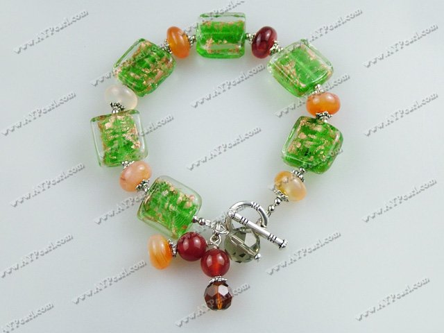 Wholesale Other Jewelry-colored glaze agate bracelet