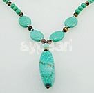 Wholesale tiger eye turquoise necklace
