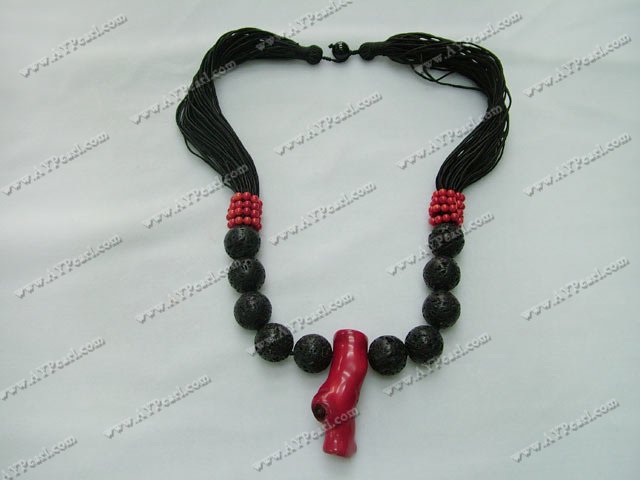 coral necklace