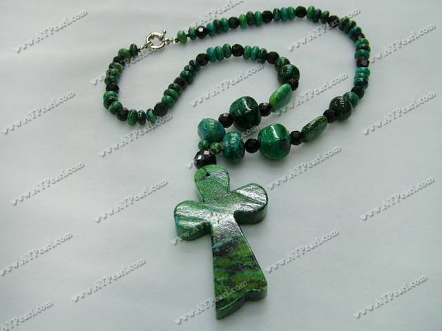 Semi-precious Jewelry Wholesale-black crystal necklace