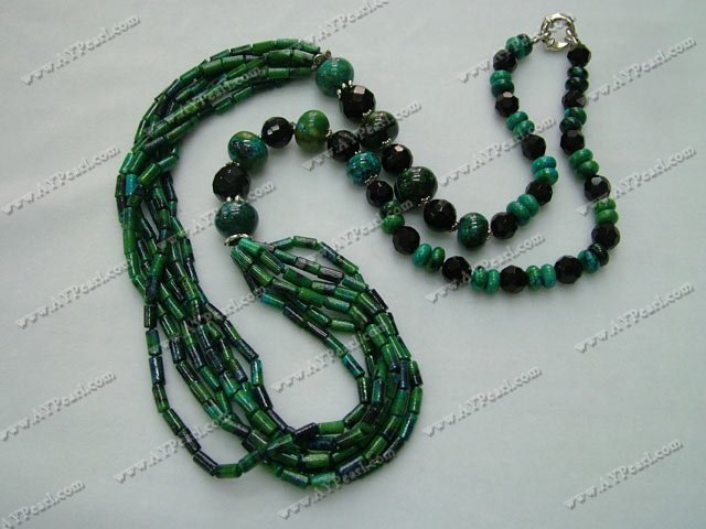 Wholesale Gemstone Jewelry-Black crystal necklace