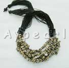 Wholesale leopard skin stone necklace