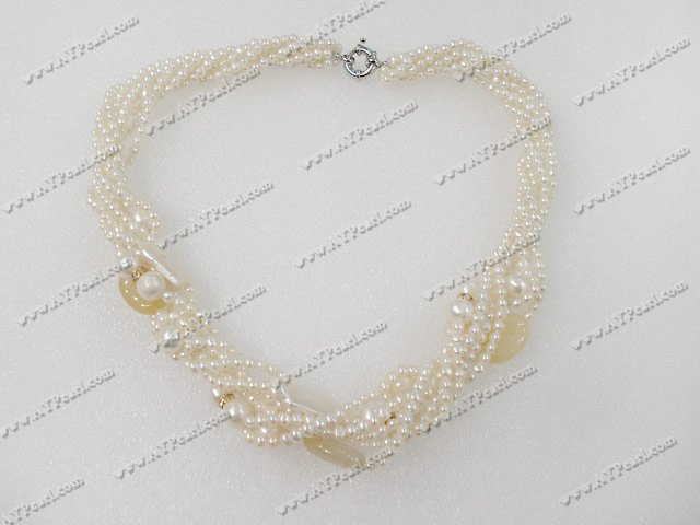 pearl topaz necklace