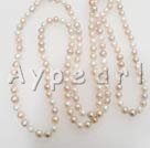 3 colors pearl necklace