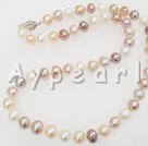 Wholesale 3-color pearl necklace