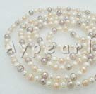 Discount 3-color pearl necklace