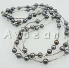 Black collier de perles