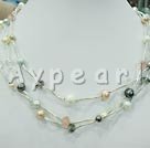 Wholesale Pearl crystal necklace