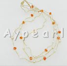 Wholesale Pearl crystal necklace