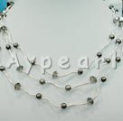 Wholesale Pearl crystal necklace
