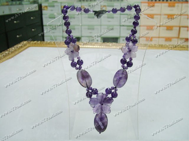 Wholesale Crystal Jewelry-Amethyst necklace