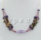 pearl amethyst necklace