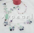 rainbow fluorite necklace