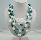 Wholesale gem turquoise necklace