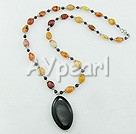 Wholesale Gemstone Jewelry-indian agate necklace