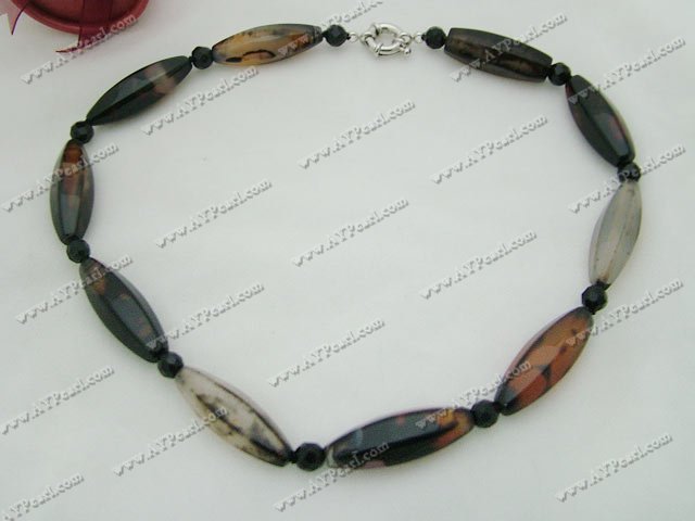 Semi-precious Jewelry Wholesale-agate necklace