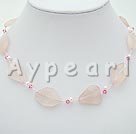 rose quartz necklace