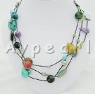 Wholesale muti-stone necklace