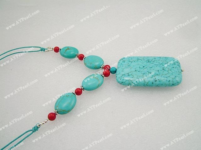 blood stone turquoise necklace