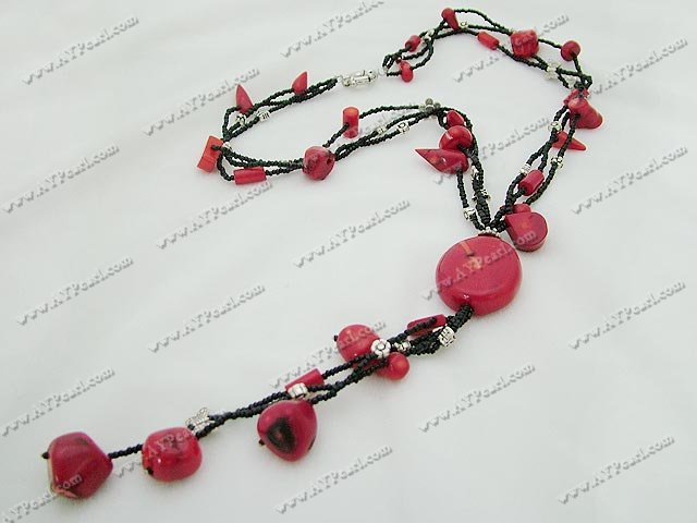 coral necklace