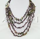 garnet tourmaline necklace