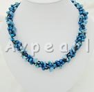 Wholesale pearl blue jade necklace