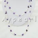 Wholesale Jewelry-Pearl amethyst necklace