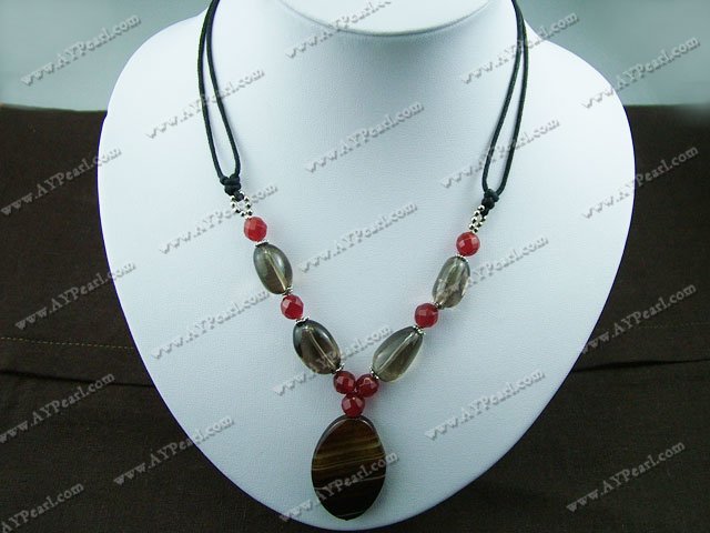 crystal agate necklace