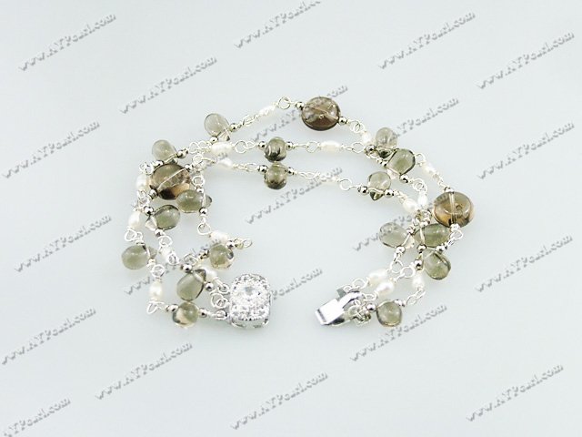 crystal pearl bracelet