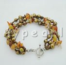 pearl agate bracelet