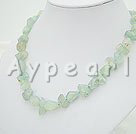 Wholesale aquamarine chips necklace