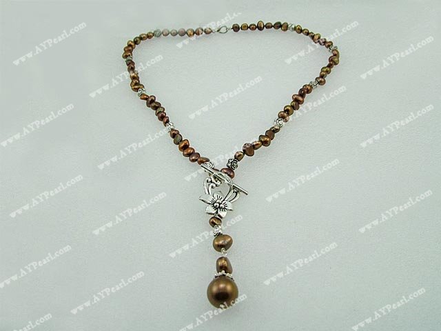 pearl seashell beads necklace