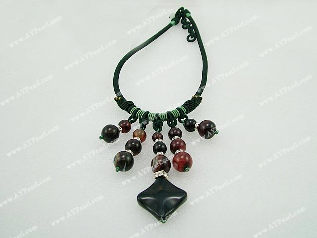 agate necklace