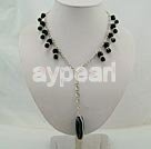agate crystal necklace