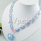 colored glaze necklace