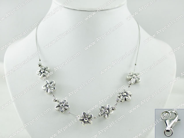 like silver necklace