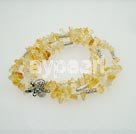 Wholesale yellow crystal bracelet