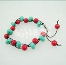 blood stone turquoise bracelet