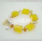 Wholesale Other Jewelry-colored glaze yellow crystal bracelet