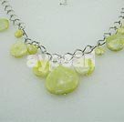 Wholesale Gemstone Jewelry-lemon gem necklace
