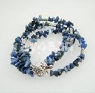 Bracelet gemme bleue