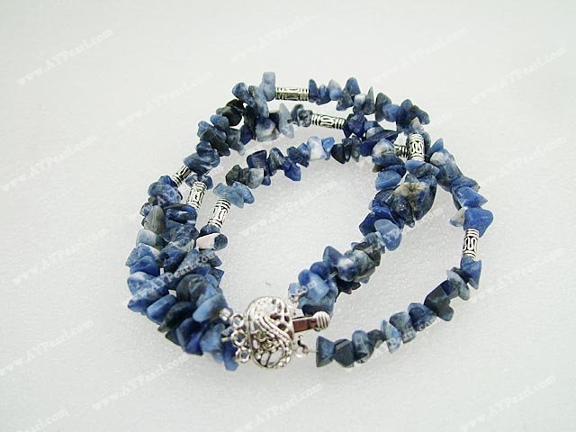 Bracelet gemme bleue