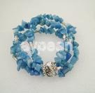Bracelet gemme bleue