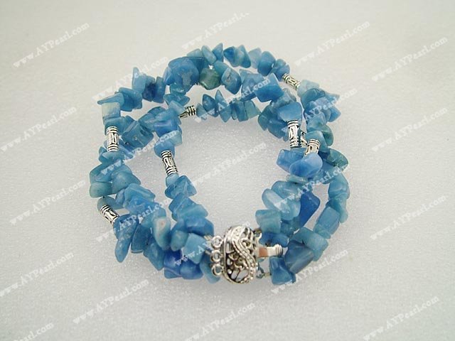 Bracelet gemme bleue