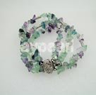 Wholesale Gemstone Bracelet-Rainbow fluorite bracelet