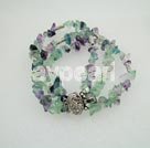 Rainbow fluorite bracelet