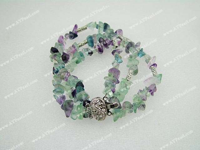 Rainbow fluorite bracelet