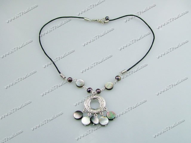 Wholesale Wire Jewelry-pearl shell necklace