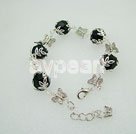 Wholesale black crystal bracelet