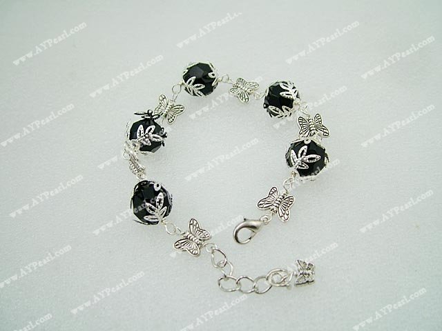 Wholesale Crystal Jewelry-black crystal bracelet